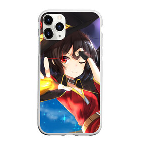 Чехол для iPhone 11 Pro матовый с принтом Megumin в Новосибирске, Силикон |  | aqua | darkness | kono subarashii | konosuba | megumin | этот замечательный мир