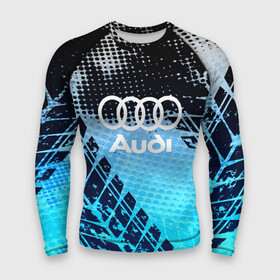 Мужской рашгард 3D с принтом Audi sport auto motors в Новосибирске,  |  | audi | auto | automobile | car | carbon | machine | motor | motor car | sport car | автомашина | ауди | бренд | легковой автомобиль | марка | спортивный автомобиль | тачка