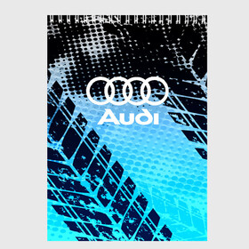 Скетчбук с принтом Audi sport auto motors в Новосибирске, 100% бумага
 | 48 листов, плотность листов — 100 г/м2, плотность картонной обложки — 250 г/м2. Листы скреплены сверху удобной пружинной спиралью | audi | auto | automobile | car | carbon | machine | motor | motor car | sport car | автомашина | ауди | бренд | легковой автомобиль | марка | спортивный автомобиль | тачка