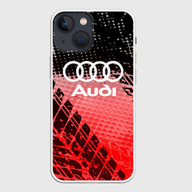 Чехол для iPhone 13 mini с принтом Audi sport auto motors в Новосибирске,  |  | audi | auto | automobile | car | carbon | machine | motor | motor car | sport car | автомашина | ауди | бренд | легковой автомобиль | марка | спортивный автомобиль | тачка