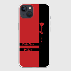 Чехол для iPhone 13 с принтом Depeche Mode в Новосибирске,  |  | depeche mode | альтернативный | вестник моды | депеш мод | депешмод | дэйв гаан | индастриал | мартин гор | музыка | новая волна | роза | рок | синти поп | электроник | энди флетчер