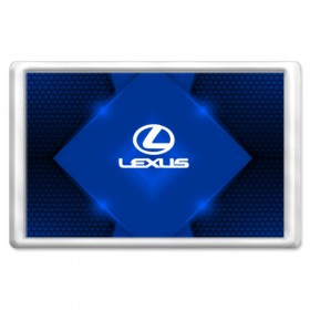 Магнит 45*70 с принтом Lexus SPORT в Новосибирске, Пластик | Размер: 78*52 мм; Размер печати: 70*45 | 