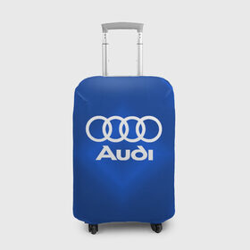 Чехол для чемодана 3D с принтом Audi SPORT в Новосибирске, 86% полиэфир, 14% спандекс | двустороннее нанесение принта, прорези для ручек и колес | audi | auto | automobile | car | carbon | machine | motor | motor car | sport car | автомашина | ауди | бренд | легковой автомобиль | марка | спортивный автомобиль | тачка