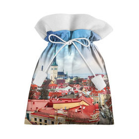 Подарочный 3D мешок с принтом Таллин (Эстония) в Новосибирске, 100% полиэстер | Размер: 29*39 см | estonia | tallin | город | европа | путешествие | таллин | туризм | эстония