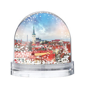 Водяной шар с принтом Таллин (Эстония) в Новосибирске, Пластик | Изображение внутри шара печатается на глянцевой фотобумаге с двух сторон | estonia | tallin | город | европа | путешествие | таллин | туризм | эстония