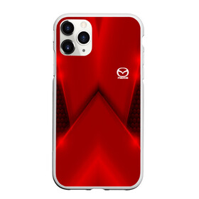 Чехол для iPhone 11 Pro матовый с принтом Mazda car sport RED в Новосибирске, Силикон |  | auto | automobile | car | carbon | machine | mazda | motor | motor car | sport car | автомашина | бренд | легковой автомобиль | мазда | марка | спортивный автомобиль | тачка