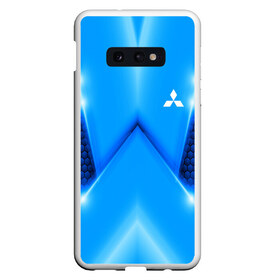 Чехол для Samsung S10E с принтом Mitsubishi car sport SKY в Новосибирске, Силикон | Область печати: задняя сторона чехла, без боковых панелей | Тематика изображения на принте:  машина | марка | митсубиси