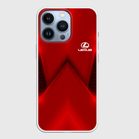 Чехол для iPhone 13 Pro с принтом Lexus car sport RED в Новосибирске,  |  | auto | automobile | car | carbon | lexus | machine | motor | motor car | sport car | автомашина | бренд | легковой автомобиль | лексус | марка | спортивный автомобиль | тачка