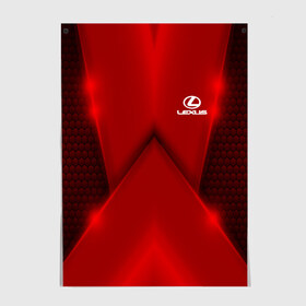 Постер с принтом Lexus car sport RED в Новосибирске, 100% бумага
 | бумага, плотность 150 мг. Матовая, но за счет высокого коэффициента гладкости имеет небольшой блеск и дает на свету блики, но в отличии от глянцевой бумаги не покрыта лаком | auto | automobile | car | carbon | lexus | machine | motor | motor car | sport car | автомашина | бренд | легковой автомобиль | лексус | марка | спортивный автомобиль | тачка