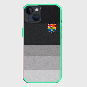 Чехол для iPhone 13 с принтом Барселона в Новосибирске,  |  | barca | barcelona | barsa | barselona | espaniol | fcb | forca | ispania | la liga | барса | полосатая | форза | форма