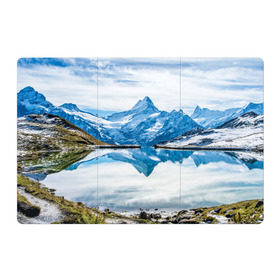 Магнитный плакат 3Х2 с принтом Альпы в Новосибирске, Полимерный материал с магнитным слоем | 6 деталей размером 9*9 см | австрия | альпийские горы | альпийский хребет | альпы | германия | горное озеро | горные лыжи | европа | италия | лихтенштейн | пейзаж | природа | словения | сноуборд | франция | швейцария