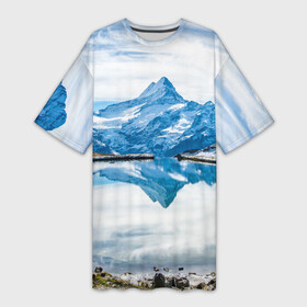 Платье-футболка 3D с принтом Альпы в Новосибирске,  |  | австрия | альпийские горы | альпийский хребет | альпы | германия | горное озеро | горные лыжи | европа | италия | лихтенштейн | пейзаж | природа | словения | сноуборд | франция | швейцария