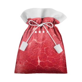 Подарочный 3D мешок с принтом Мясо 100% в Новосибирске, 100% полиэстер | Размер: 29*39 см | Тематика изображения на принте: fcsm | football | sp | мясные | футбольный клуб