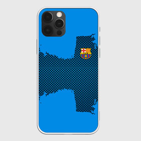 Чехол для iPhone 12 Pro Max с принтом BARCELONA SPORT BLUE в Новосибирске, Силикон |  | football | soccer | барселона