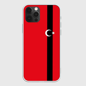 Чехол для iPhone 12 Pro Max с принтом Турция лента в Новосибирске, Силикон |  | tr | tur | анкара | герб | государство | знак | надпись | патриот | полосы | республика | символ | стамбул | страна | турецкая | турецкий | турки | турок | турция | турчанка | флаг | флага | цвета