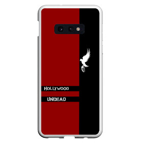 Чехол для Samsung S10E с принтом Hollywood Undead в Новосибирске, Силикон | Область печати: задняя сторона чехла, без боковых панелей | charlie scene | danny | funny man | hollywood | j dog | johnny 3 tears | undead | альтернативный | андед | голивуд | голливудская | группа | кранккор | метал | нежить | ню | реп | рок | рэп | рэпкор