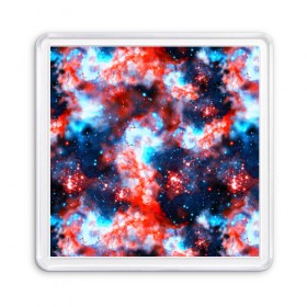 Магнит 55*55 с принтом Звёздная туманность в Новосибирске, Пластик | Размер: 65*65 мм; Размер печати: 55*55 мм | abstractio | cosmos | nebula | space | star | universe | абстракция | вселенная | звезды | космос | мир | планеты