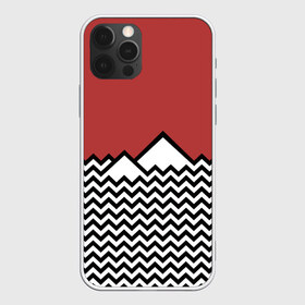 Чехол для iPhone 12 Pro Max с принтом Твин Пикс в Новосибирске, Силикон |  | Тематика изображения на принте: twin peaks | абстракция | волны | горы | паттерн | скалы | твин пикс | треугольные горы