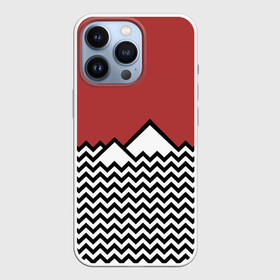 Чехол для iPhone 13 Pro с принтом Твин Пикс в Новосибирске,  |  | Тематика изображения на принте: twin peaks | абстракция | волны | горы | паттерн | скалы | твин пикс | треугольные горы