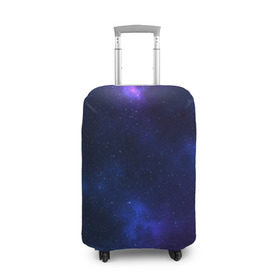 Чехол для чемодана 3D с принтом Звёздное небо в Новосибирске, 86% полиэфир, 14% спандекс | двустороннее нанесение принта, прорези для ручек и колес | abstraction | cosmos | nebula | space | star | universe | абстракция | вселенная | звезды | космос | мир | планеты
