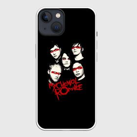 Чехол для iPhone 13 с принтом Группа My Chemical Romance в Новосибирске,  |  | gerard way | mcr | my chemical romance | альтернативный | группа | джерард уэй | май кемикал романс | мкр | мой химический роман | мхр | мцр | панк | поп | поппанк | рок | рэй торо