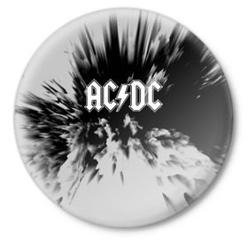 Значок с принтом AC/DC в Новосибирске,  металл | круглая форма, металлическая застежка в виде булавки | Тематика изображения на принте: ac dc | atco | atlantic | columbia | east west | elektra | emi | epic | ангус янг | крис слэйд | музыка | стиви янг | эксл роуз