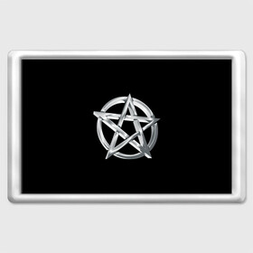 Магнит 45*70 с принтом Пентаграмма в Новосибирске, Пластик | Размер: 78*52 мм; Размер печати: 70*45 | звезда | знаки | круг | магия | оккультизм | пентаграмма | пентакль | символы | сокральность | эзотерика