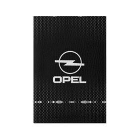 Обложка для паспорта матовая кожа с принтом Opel sport auto abstract в Новосибирске, натуральная матовая кожа | размер 19,3 х 13,7 см; прозрачные пластиковые крепления | Тематика изображения на принте: 