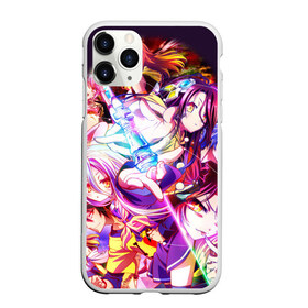 Чехол для iPhone 11 Pro матовый с принтом No Game No Life в Новосибирске, Силикон |  | no game | no game no life | no life | zero | нет игры нет жизни