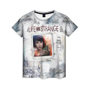 Женская футболка 3D с принтом Max. Life is Strange. в Новосибирске, 100% полиэфир ( синтетическое хлопкоподобное полотно) | прямой крой, круглый вырез горловины, длина до линии бедер | макс | странная жизнь