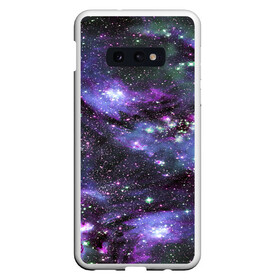 Чехол для Samsung S10E с принтом Sky nebula в Новосибирске, Силикон | Область печати: задняя сторона чехла, без боковых панелей | Тематика изображения на принте: abstraction | cosmos | nebula | space | star | universe | абстракция | вселенная | звезды | космос | мир | планеты