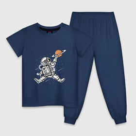 Детская пижама хлопок с принтом Космонавт в Новосибирске, 100% хлопок |  брюки и футболка прямого кроя, без карманов, на брюках мягкая резинка на поясе и по низу штанин
 | астронавт | в космосе | в прыжке | космонавт | космос | мороженное | планета | планеты | пространство | с космосом | юпитер