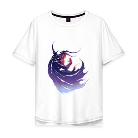 Мужская футболка хлопок Oversize с принтом Final Fantasy IV в Новосибирске, 100% хлопок | свободный крой, круглый ворот, “спинка” длиннее передней части | Тематика изображения на принте: 