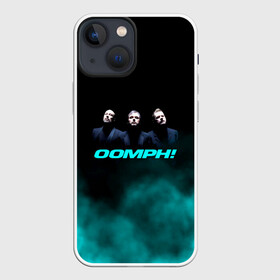 Чехол для iPhone 13 mini с принтом OOMPH в Новосибирске,  |  | electronic body musi | neue deutsche hrte | oomph | андреас крэп | антитезис | группа | деро гои | индастриал | крэп | метал | оомпх | оомрн | роберт флюкс | рок | синтез | тезис | флюкс