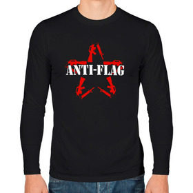 Мужской лонгслив хлопок с принтом Anti-Flag в Новосибирске, 100% хлопок |  | Тематика изображения на принте: american | attraction | dead | hardcore | not | punk | punks | rock | альтернатива | анти | группа | панк | рок | стрит | флаг