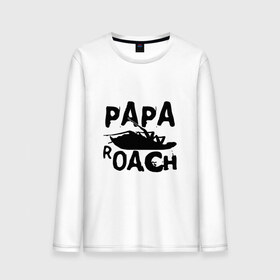 Мужской лонгслив хлопок с принтом Papa Roach в Новосибирске, 100% хлопок |  | Тематика изображения на принте: papa roach | roach | папа роач | папароач | папароч | роач | роч
