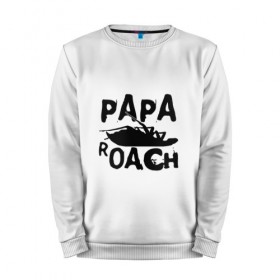 Мужской свитшот хлопок с принтом Papa Roach в Новосибирске, 100% хлопок |  | Тематика изображения на принте: papa roach | roach | папа роач | папароач | папароч | роач | роч