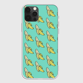 Чехол для iPhone 12 Pro с принтом Бааны в Новосибирске, силикон | область печати: задняя сторона чехла, без боковых панелей | banana | food | vegan | vegetarian | банан | веган | вегетарианство | еда