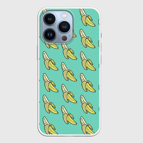 Чехол для iPhone 13 Pro с принтом Бааны в Новосибирске,  |  | banana | food | vegan | vegetarian | банан | веган | вегетарианство | еда