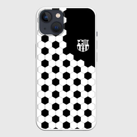 Чехол для iPhone 13 с принтом FC Barcelona в Новосибирске,  |  | barcelona | fcb | football | messi | soccer | uefa | альба | барса | барселона | испания | каталонцы | клуб | лига | матч | месси | мяч | пике | ракитич | спорт | суарес | уефа | футбол