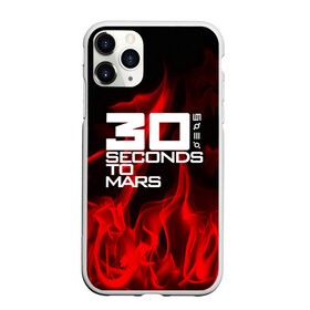 Чехол для iPhone 11 Pro матовый с принтом 30 Seconds to Mars in fire в Новосибирске, Силикон |  | Тематика изображения на принте: 30 seconds to mars | punk | rock | альтернативный хип хоп | группа | инди поп | музыка | музыкальное произведение | ноты | панк | регги | рок | синти поп