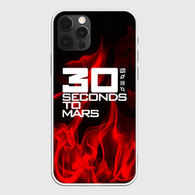 Чехол для iPhone 12 Pro с принтом 30 Seconds to Mars in fire в Новосибирске, силикон | область печати: задняя сторона чехла, без боковых панелей | 30 seconds to mars | punk | rock | альтернативный хип хоп | группа | инди поп | музыка | музыкальное произведение | ноты | панк | регги | рок | синти поп