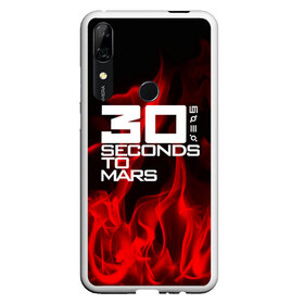 Чехол для Honor P Smart Z с принтом 30 Seconds to Mars in fire в Новосибирске, Силикон | Область печати: задняя сторона чехла, без боковых панелей | 30 seconds to mars | punk | rock | альтернативный хип хоп | группа | инди поп | музыка | музыкальное произведение | ноты | панк | регги | рок | синти поп