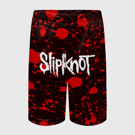 Детские спортивные шорты 3D с принтом Slipknot в Новосибирске,  100% полиэстер
 | пояс оформлен широкой мягкой резинкой, ткань тянется
 | punk | rock | альтернативный хип хоп | группа | инди поп | музыка | музыкальное произведение | ноты | панк | регги | рок | синти поп
