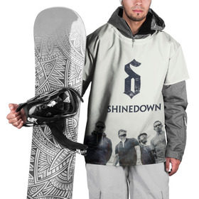 Накидка на куртку 3D с принтом Shinedown band в Новосибирске, 100% полиэстер |  | 