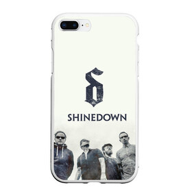 Чехол для iPhone 7Plus/8 Plus матовый с принтом Shinedown band в Новосибирске, Силикон | Область печати: задняя сторона чехла, без боковых панелей | Тематика изображения на принте: 