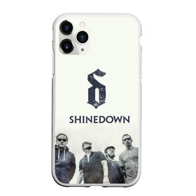 Чехол для iPhone 11 Pro Max матовый с принтом Shinedown band в Новосибирске, Силикон |  | Тематика изображения на принте: 