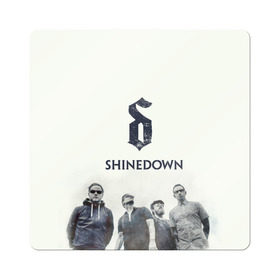 Магнит виниловый Квадрат с принтом Shinedown band в Новосибирске, полимерный материал с магнитным слоем | размер 9*9 см, закругленные углы | Тематика изображения на принте: 