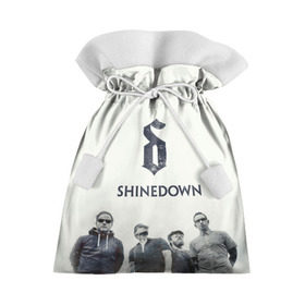 Подарочный 3D мешок с принтом Shinedown band в Новосибирске, 100% полиэстер | Размер: 29*39 см | Тематика изображения на принте: 