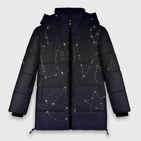 Женская зимняя куртка 3D с принтом Тату Лил Пипа звезды на небе в Новосибирске, верх — 100% полиэстер; подкладка — 100% полиэстер; утеплитель — 100% полиэстер | длина ниже бедра, силуэт Оверсайз. Есть воротник-стойка, отстегивающийся капюшон и ветрозащитная планка. 

Боковые карманы с листочкой на кнопках и внутренний карман на молнии | ahr | come | crybaby | gustav | lil peep | over | save the shirt | sober | spotlight | ахр | гелик | густав | звезды | лил | лилпип | пип | реп | рок | рэп | тату | хип хоп | эмо